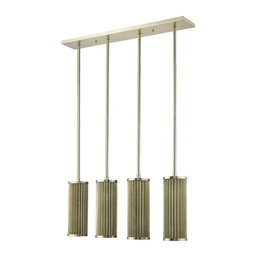 Basetti 4-Light Gold Pendant - AFS