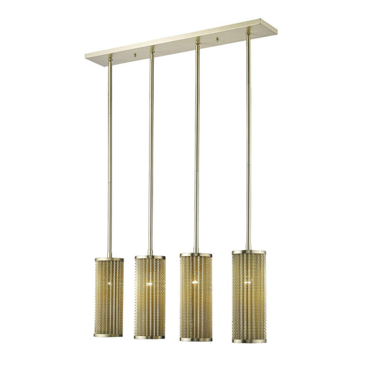 Basetti 4-Light Gold Pendant - AFS