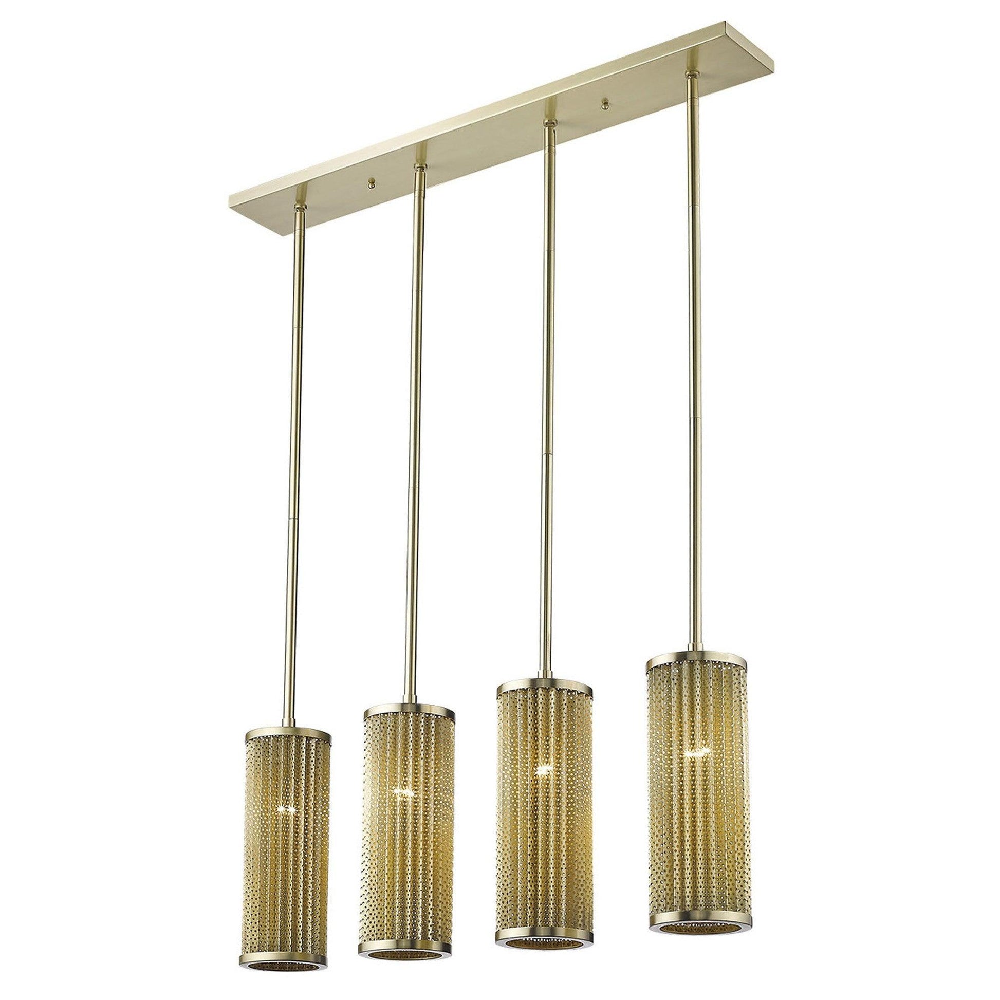 Basetti 4-Light Gold Pendant - AFS