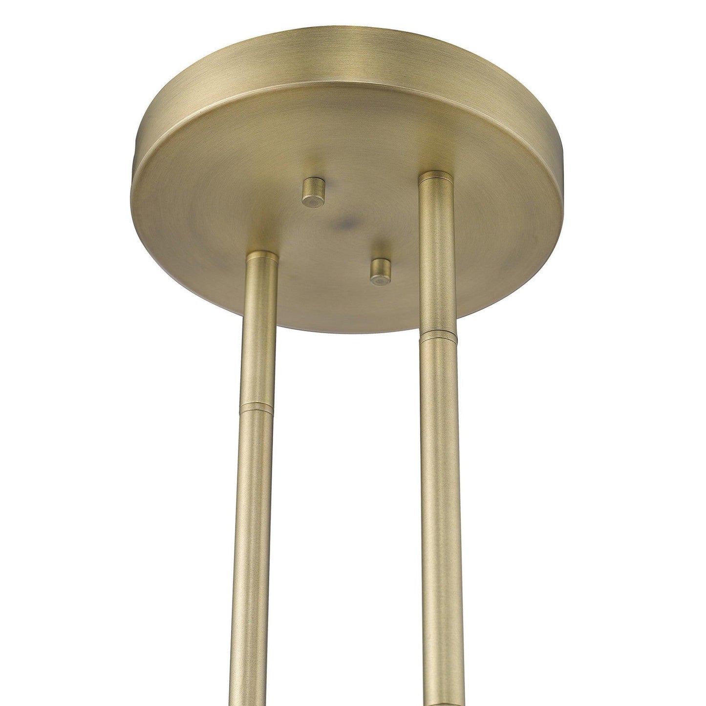 Perret 2-Light Aged Brass Pendant - AFS