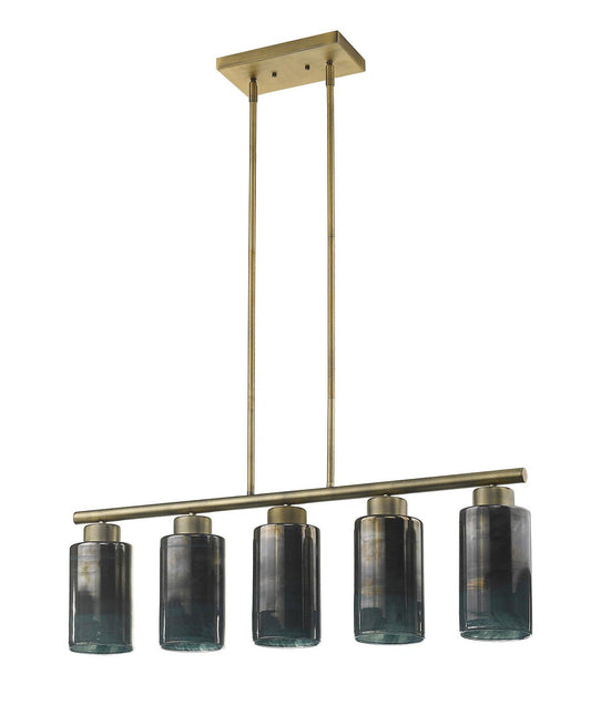 Monet 5-Light Brass Pendant - AFS