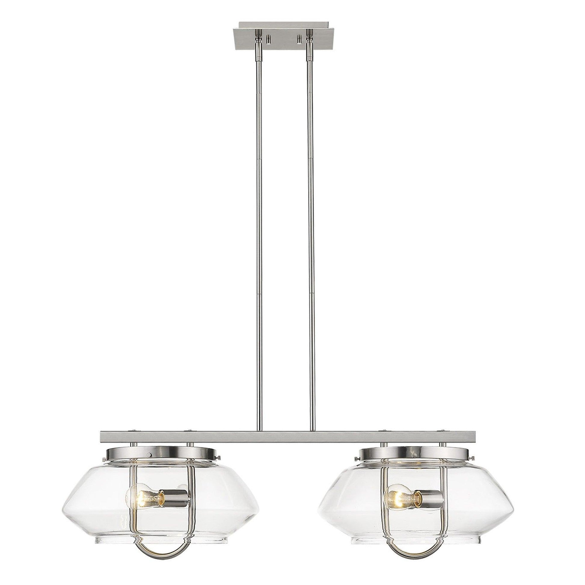 Garner 4-Light Satin Nickel Island Pendant - AFS