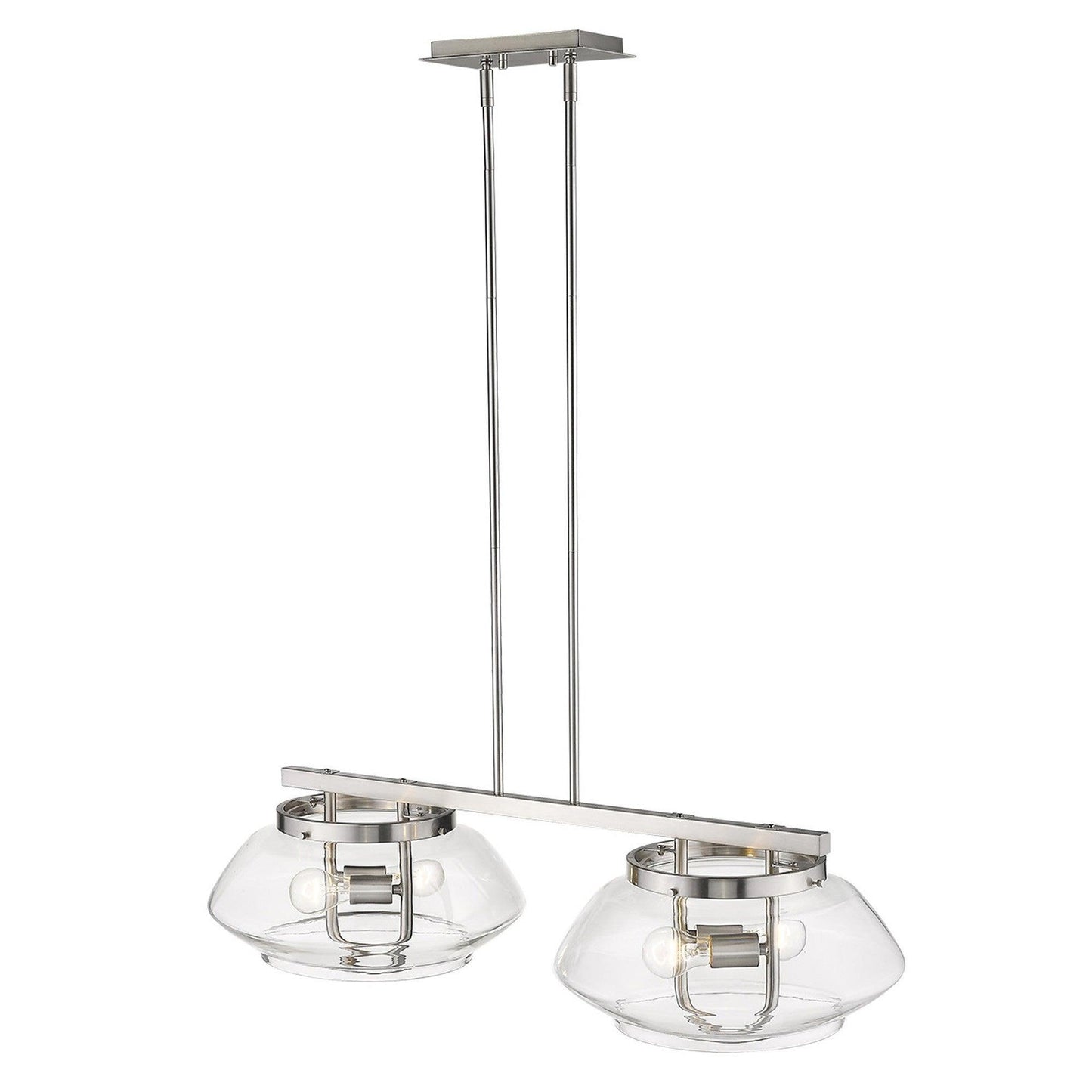 Garner 4-Light Satin Nickel Island Pendant - AFS