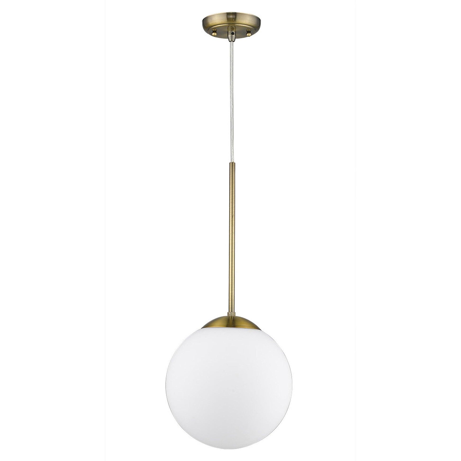 Solea 1-Light Antique Brass Pendant - AFS