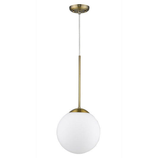 Solea 1-Light Antique Brass Pendant - AFS