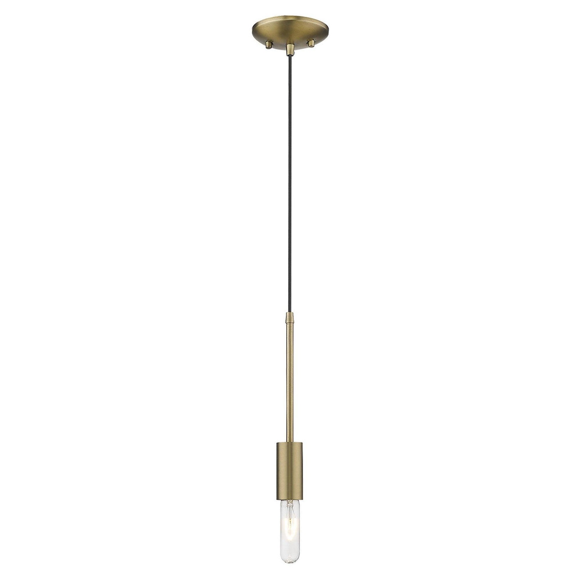 Dull Gold Mini Pendant Hanging Light - AFS