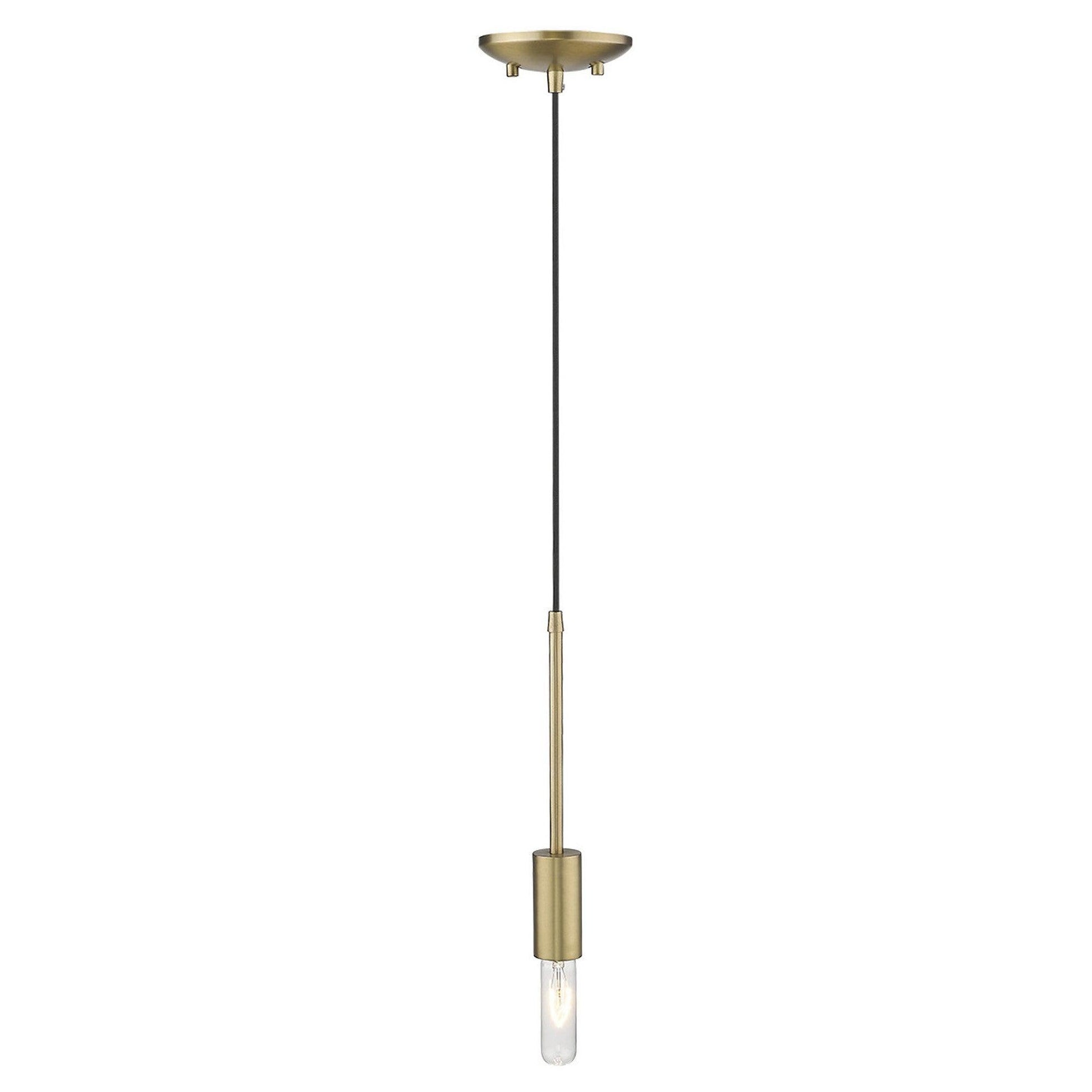 Dull Gold Mini Pendant Hanging Light - AFS