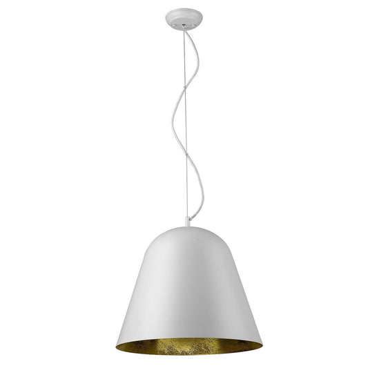 Knell 1-Light White Pendant - AFS