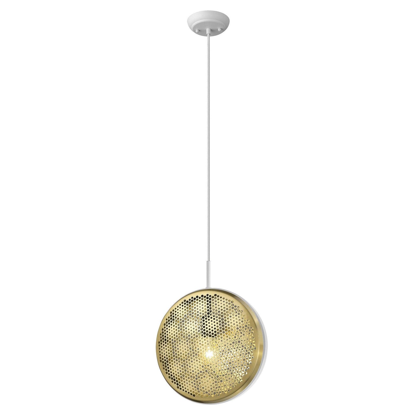 Tholos 1-Light White Pendant - AFS