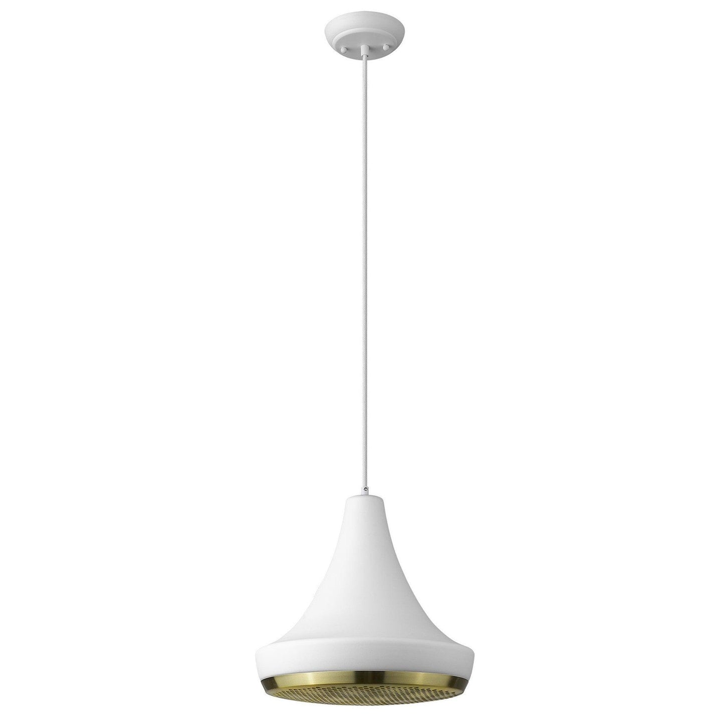 Tholos 1-Light White Pendant - AFS