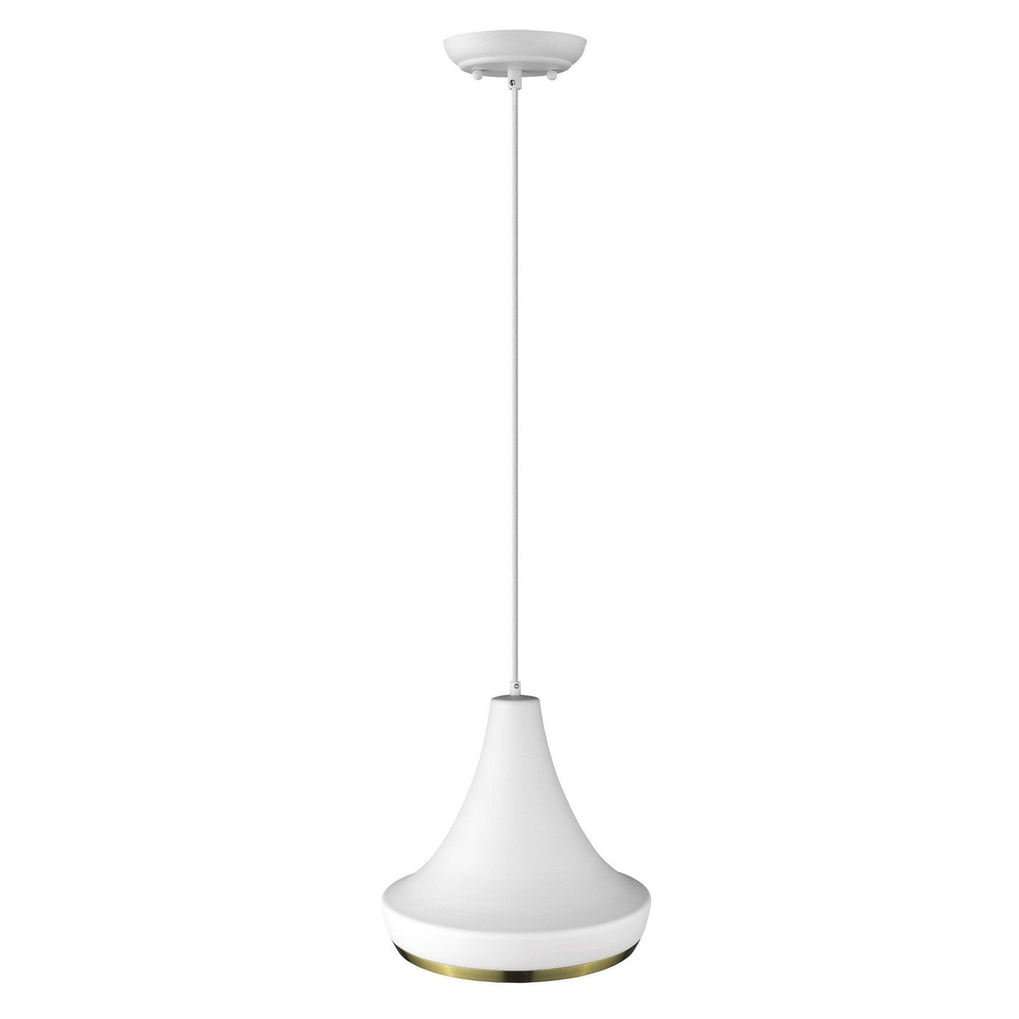 Tholos 1-Light White Pendant - AFS