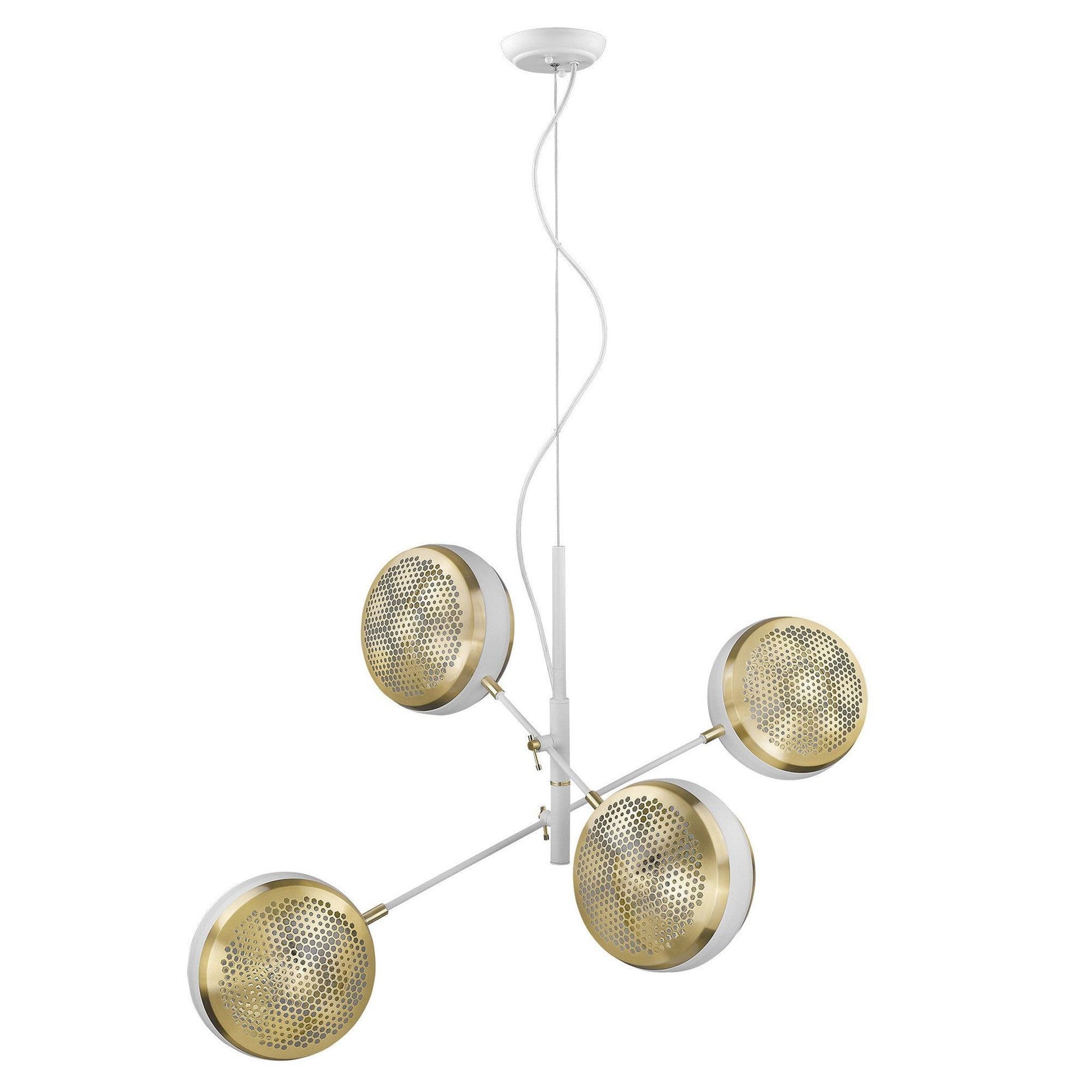 Tholos 4-Light White Pendant - AFS