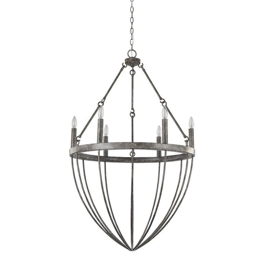 Harlow 6-Light Ash Chandelier - AFS