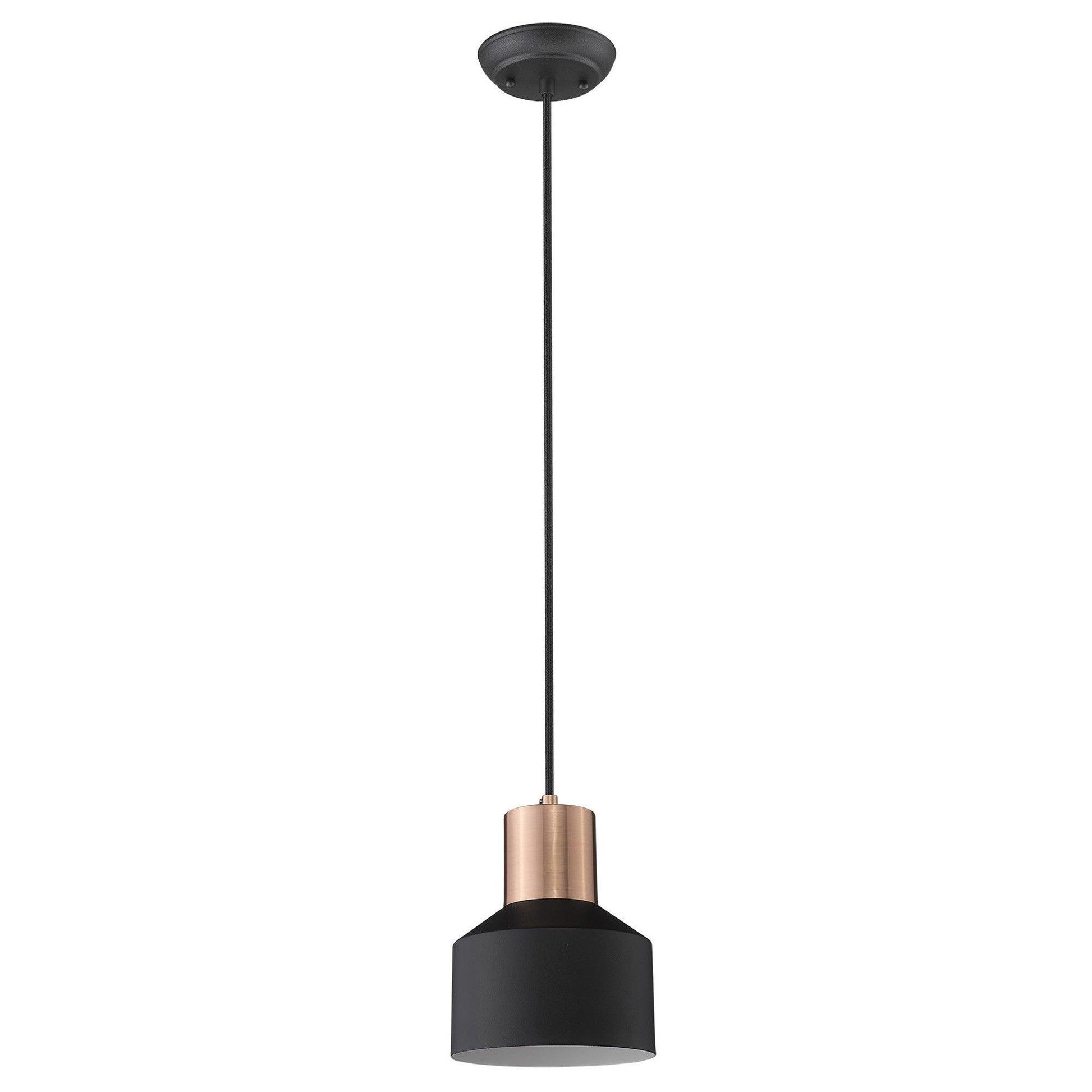 Matte Black and Rose Gold Pendant Hanging Light - AFS