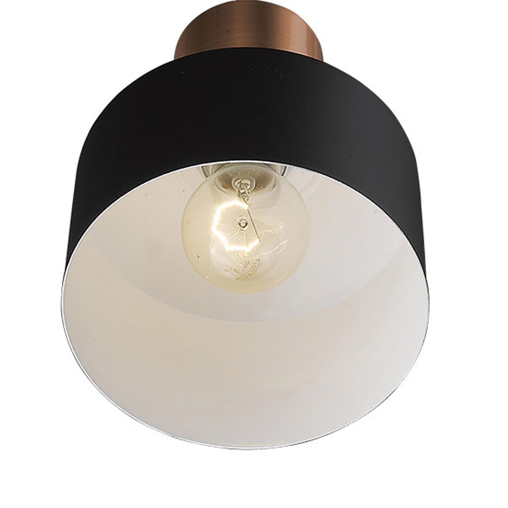 Matte Black and Rose Gold Pendant Hanging Light - AFS