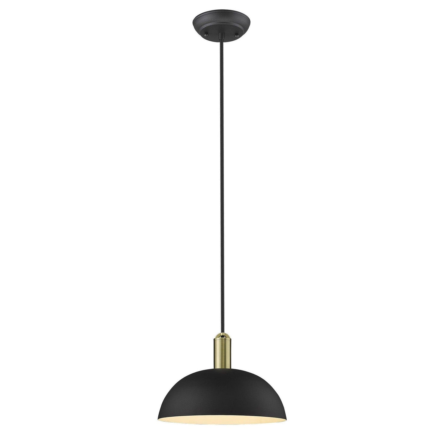 Ingo 1-Light Matte Black Pendant - AFS