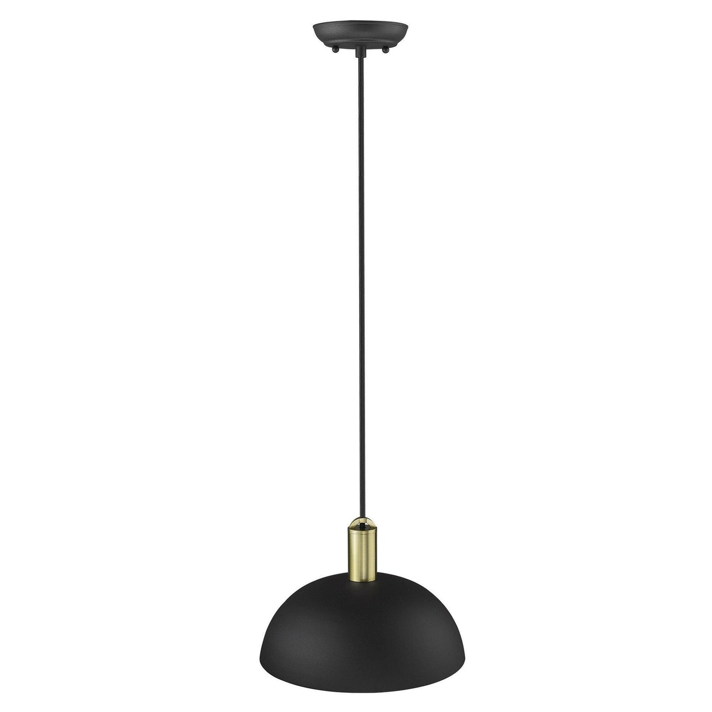 Ingo 1-Light Matte Black Pendant - AFS