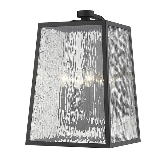 Hirche 4-Light Matte Black Wall Light - AFS