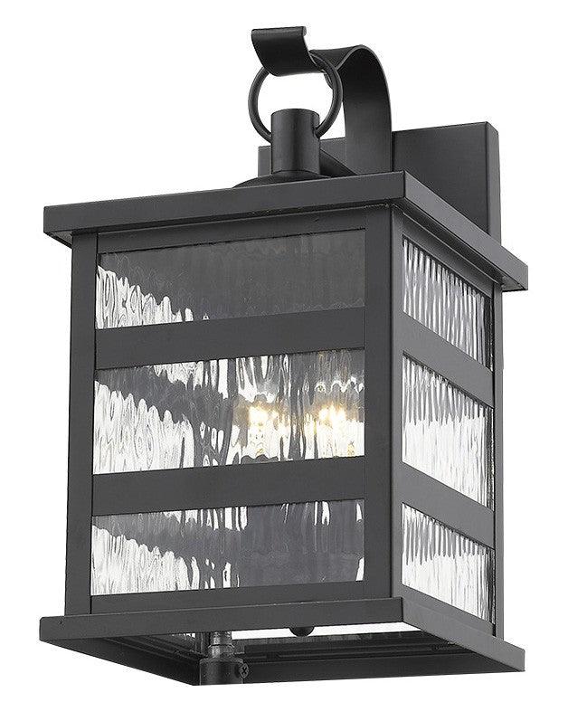 Morris 3-Light Matte Black Wall Light - AFS