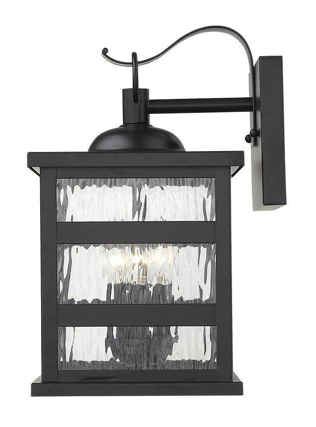 Morris 3-Light Matte Black Wall Light - AFS