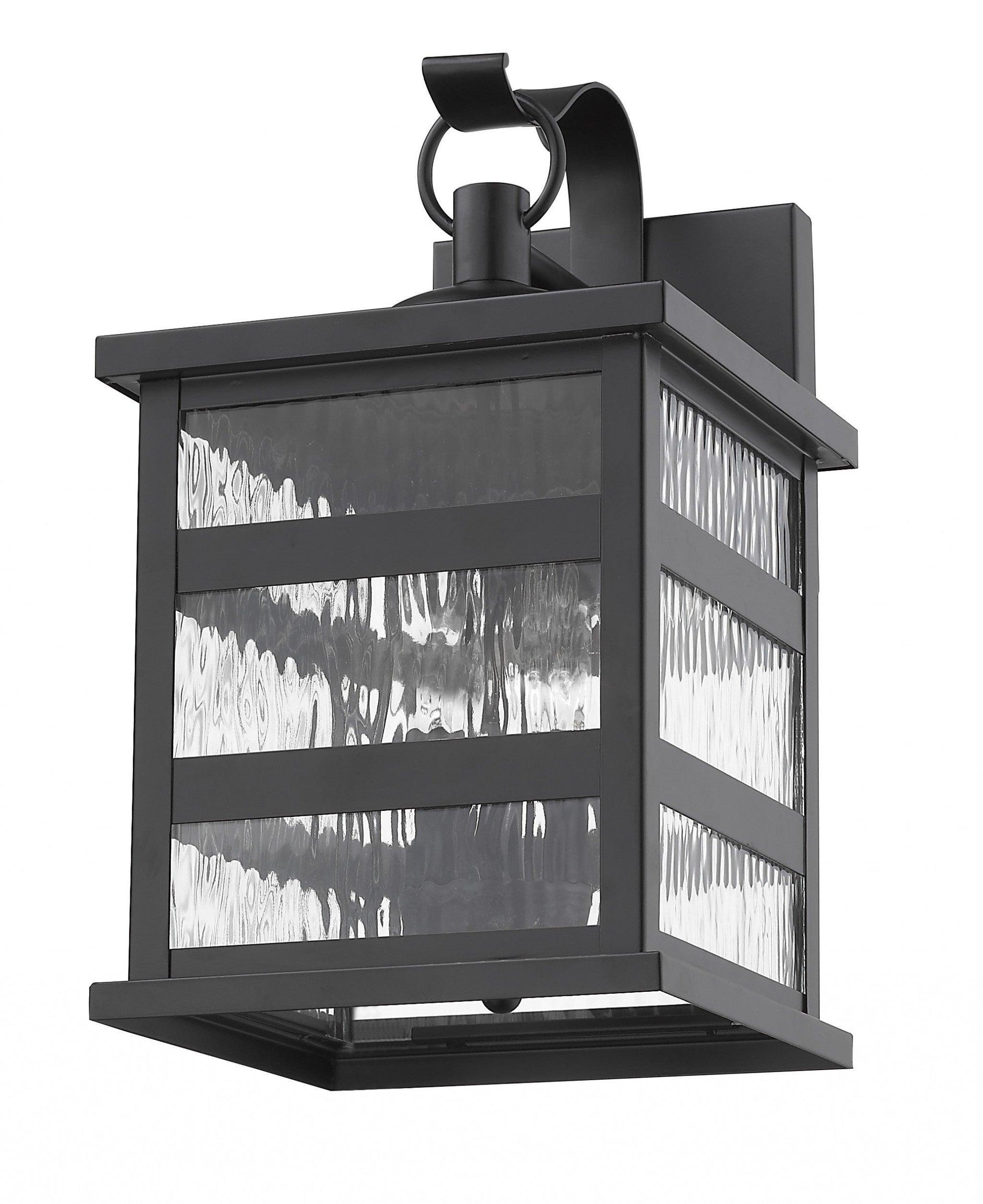 Morris 3-Light Matte Black Wall Light - AFS