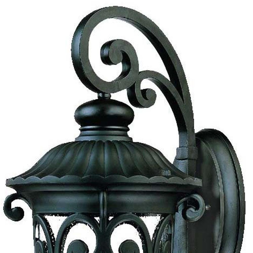 Naples 3-Light Matte Black Wall Light - AFS