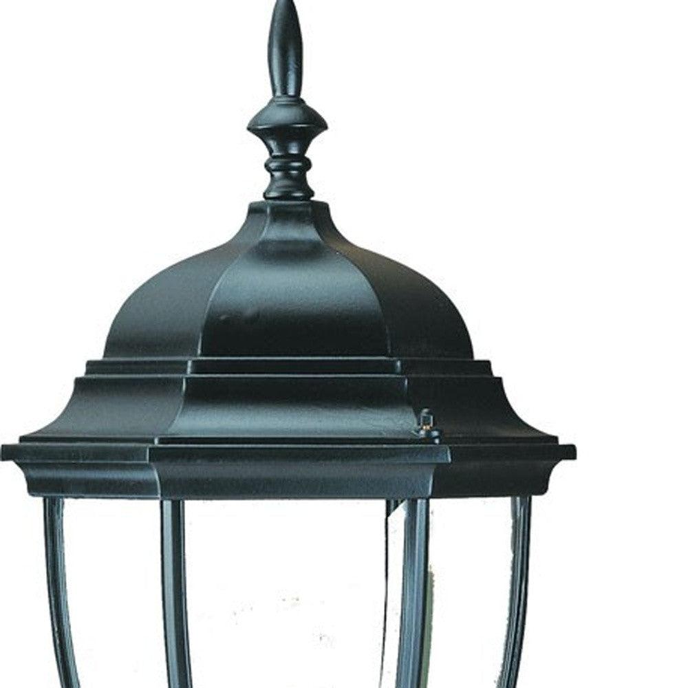 Matte Black Ornamental Lantern Wall Light - AFS