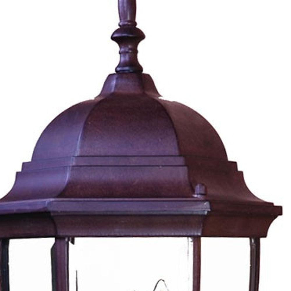 Dark Brown Ornamental Lantern Wall Light - AFS