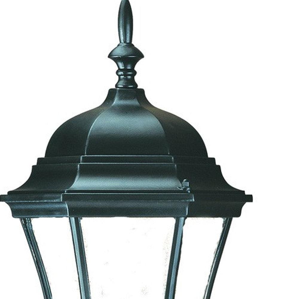 Matte Black Ornamental Carousel Lantern Wall Light - AFS