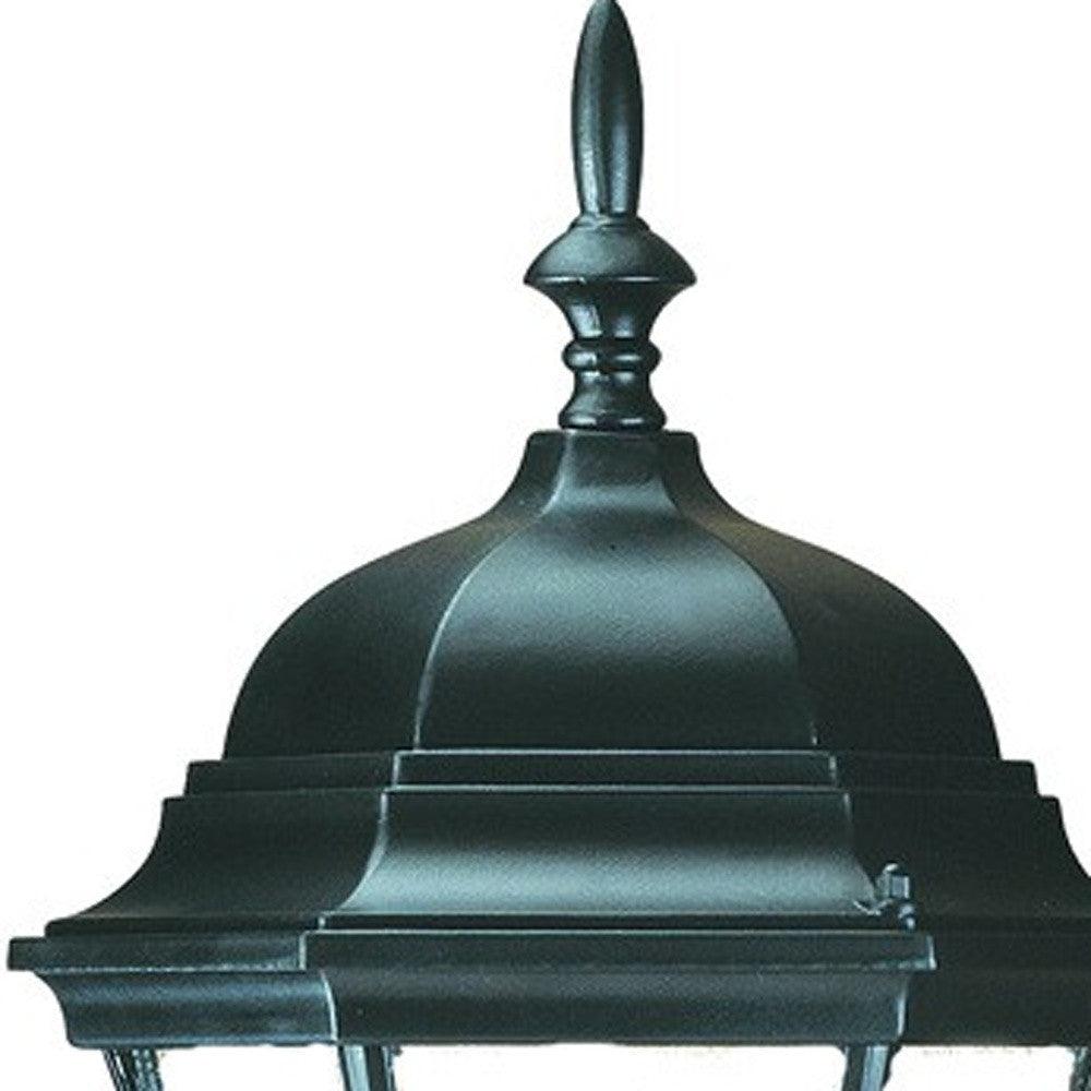 Matte Black Ornamental Carousel Lantern Wall Light - AFS