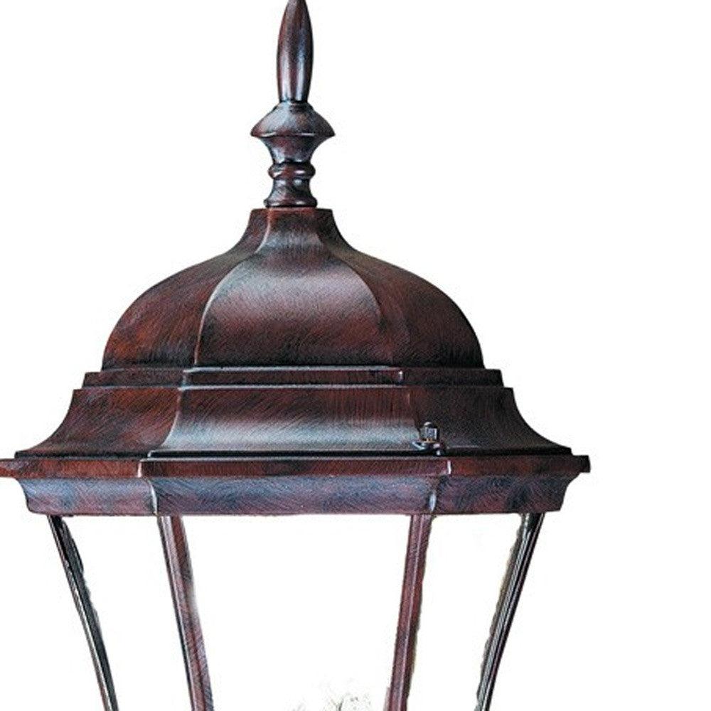 Dark Brown Ornamental Carousel Lantern Wall Light - AFS