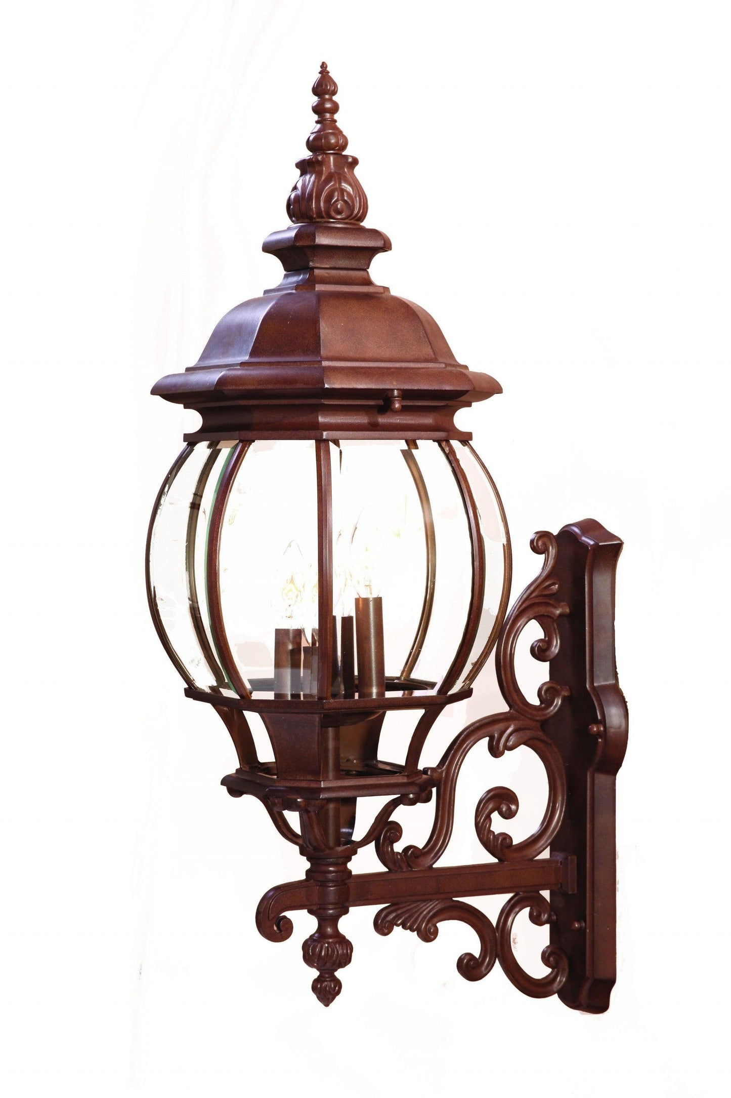 Chateau 4-Light Burled Walnut Wall Light - AFS