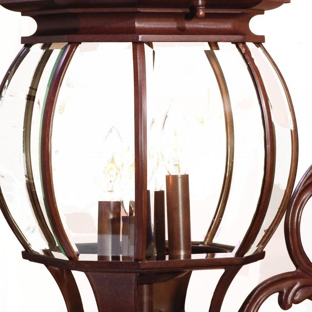 Chateau 4-Light Burled Walnut Wall Light - AFS