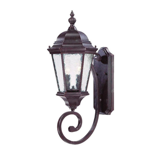 Two Light Brown Carousel Lantern Wall Light - AFS