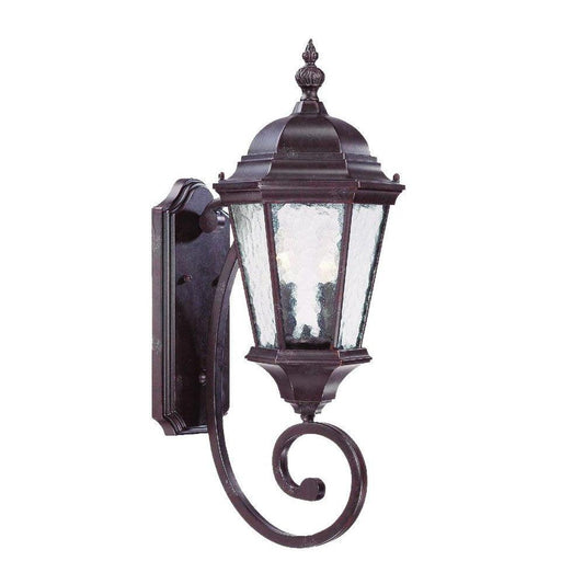 Two Light Brown Carousel Lantern Wall Light - AFS