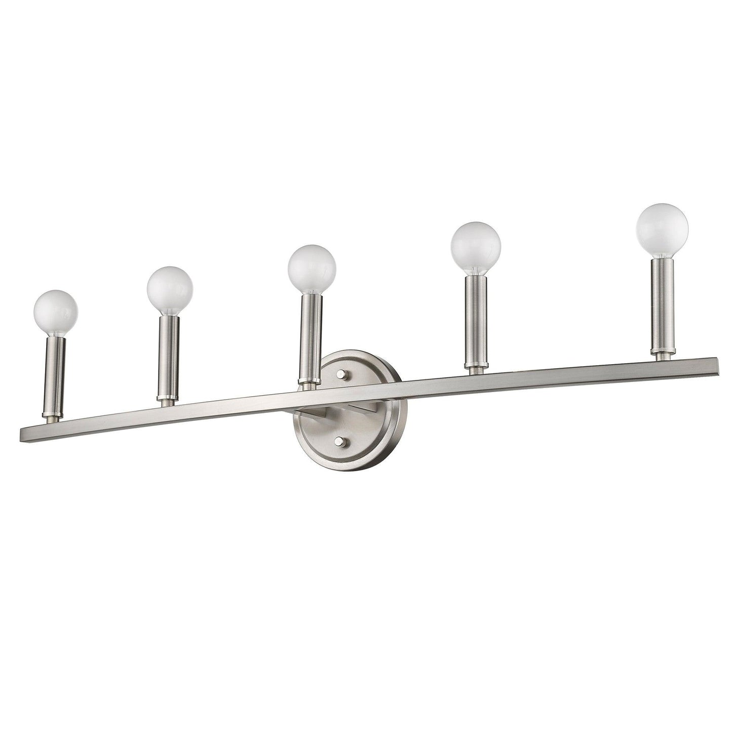 Sawyer 5-Light Satin Nickel Vanity - AFS