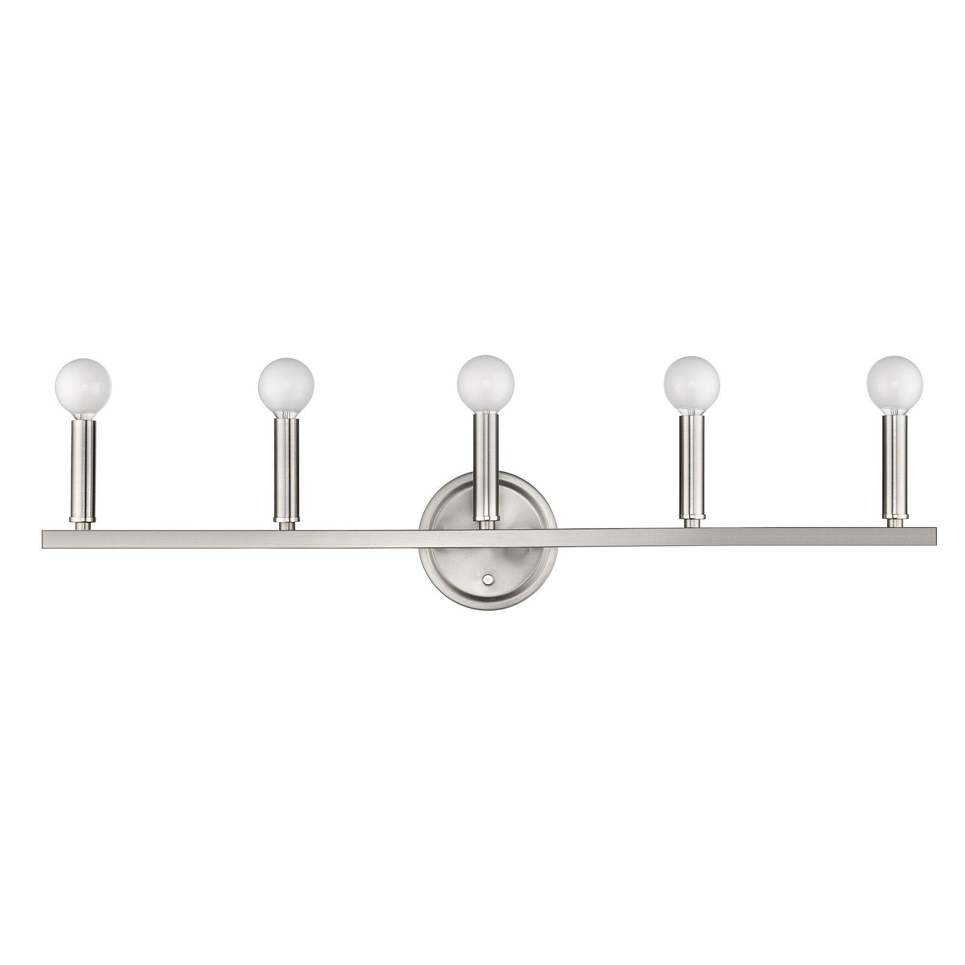 Sawyer 5-Light Satin Nickel Vanity - AFS