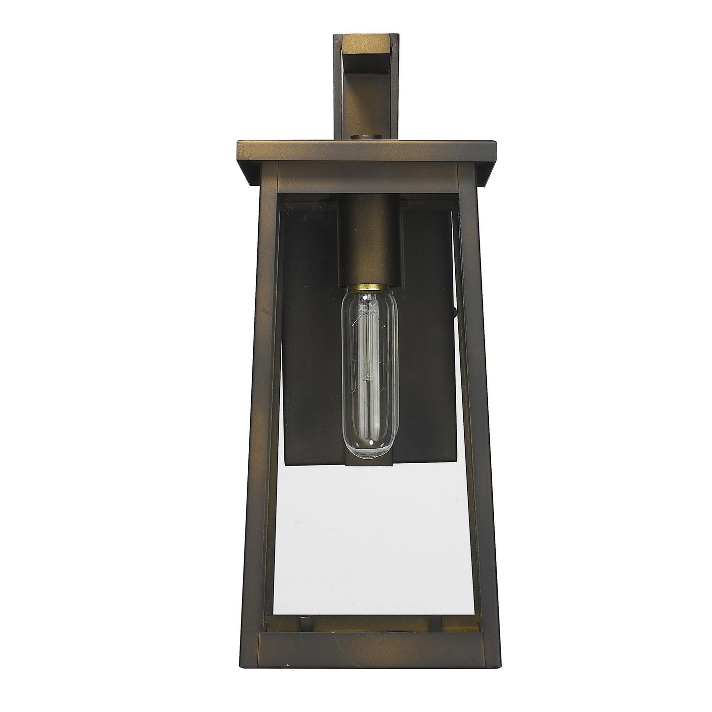 Burnished Bronze Contempo Elongated Outdoor Wall Light - AFS