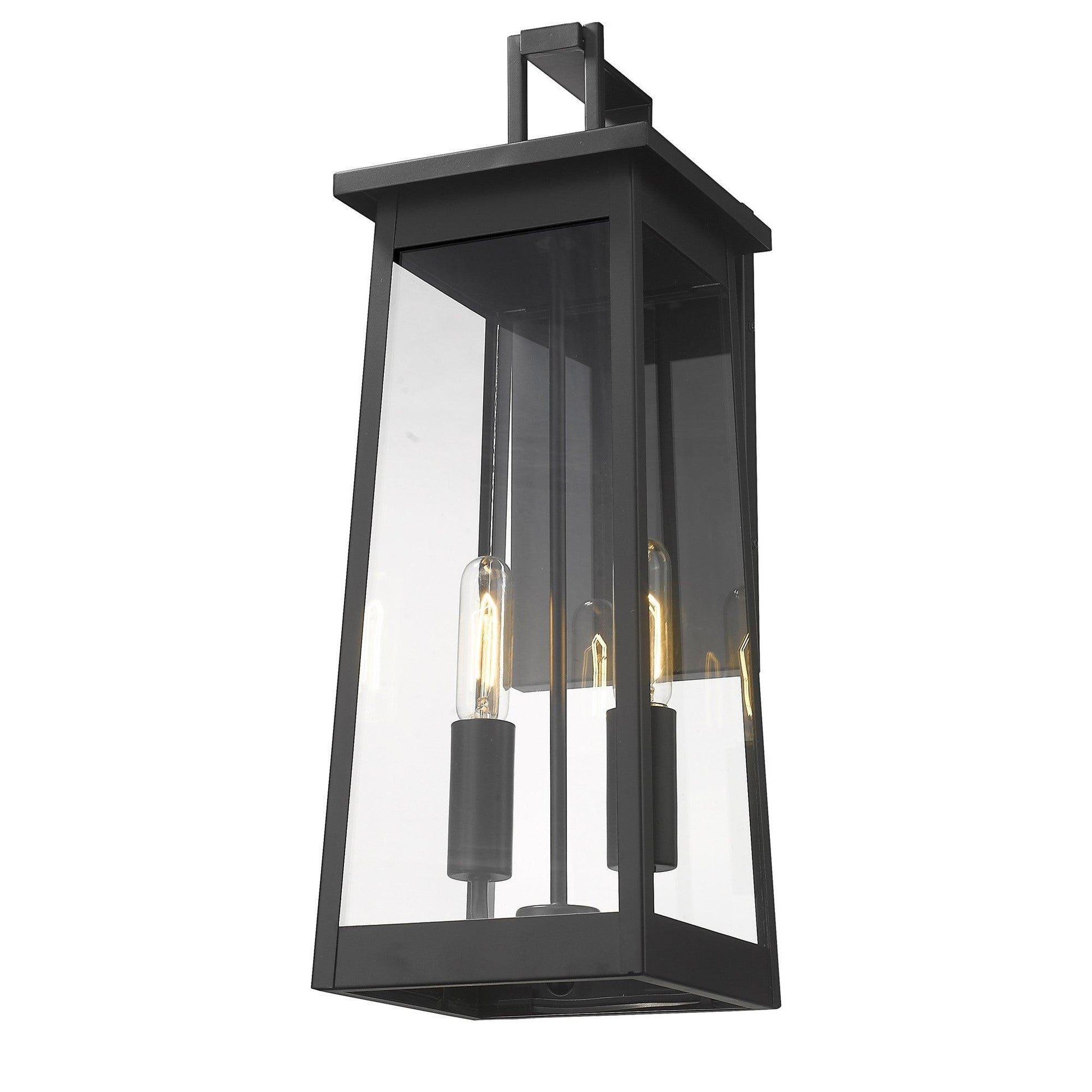 Alden 2-Light Matte Black Wall Light - AFS