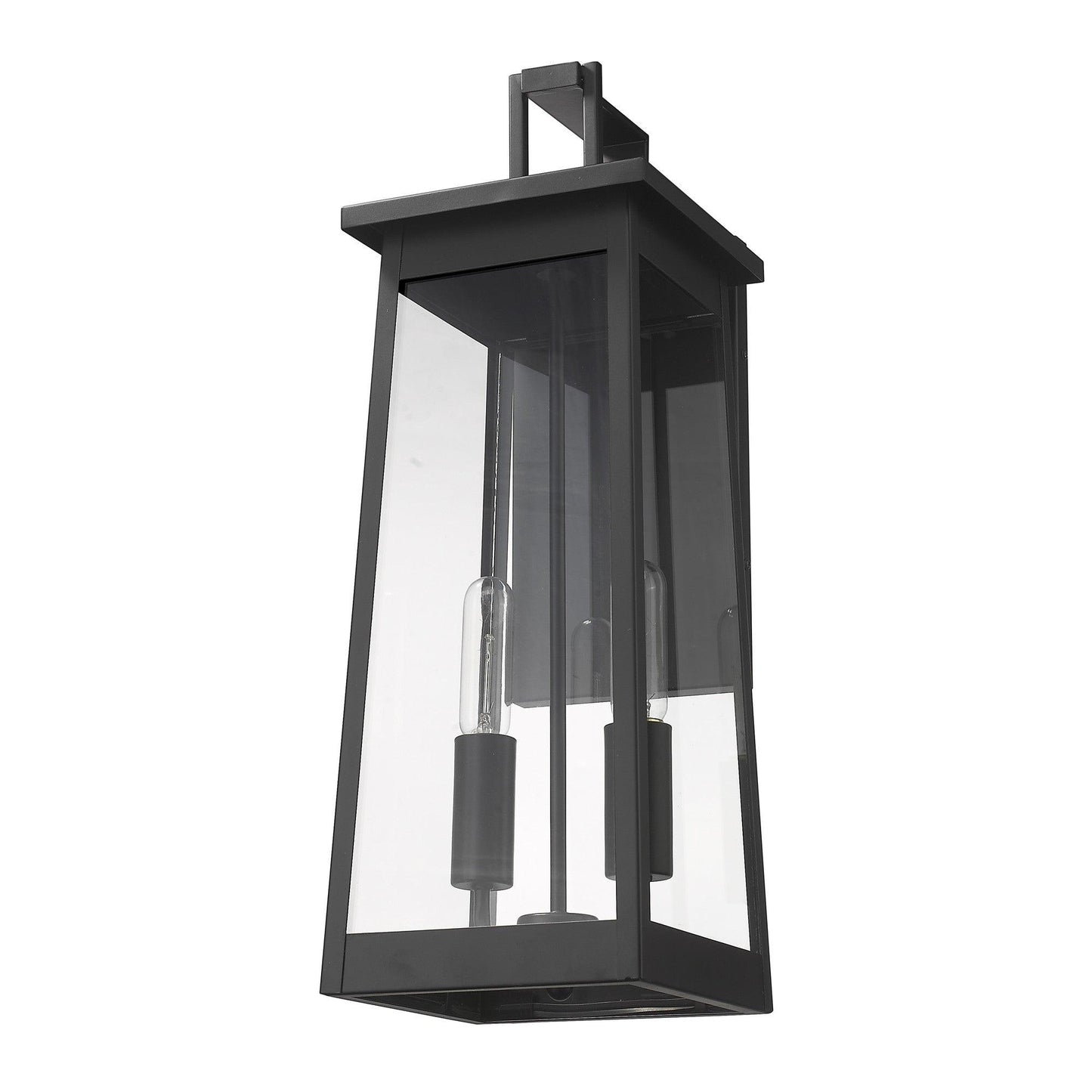 Alden 2-Light Matte Black Wall Light - AFS