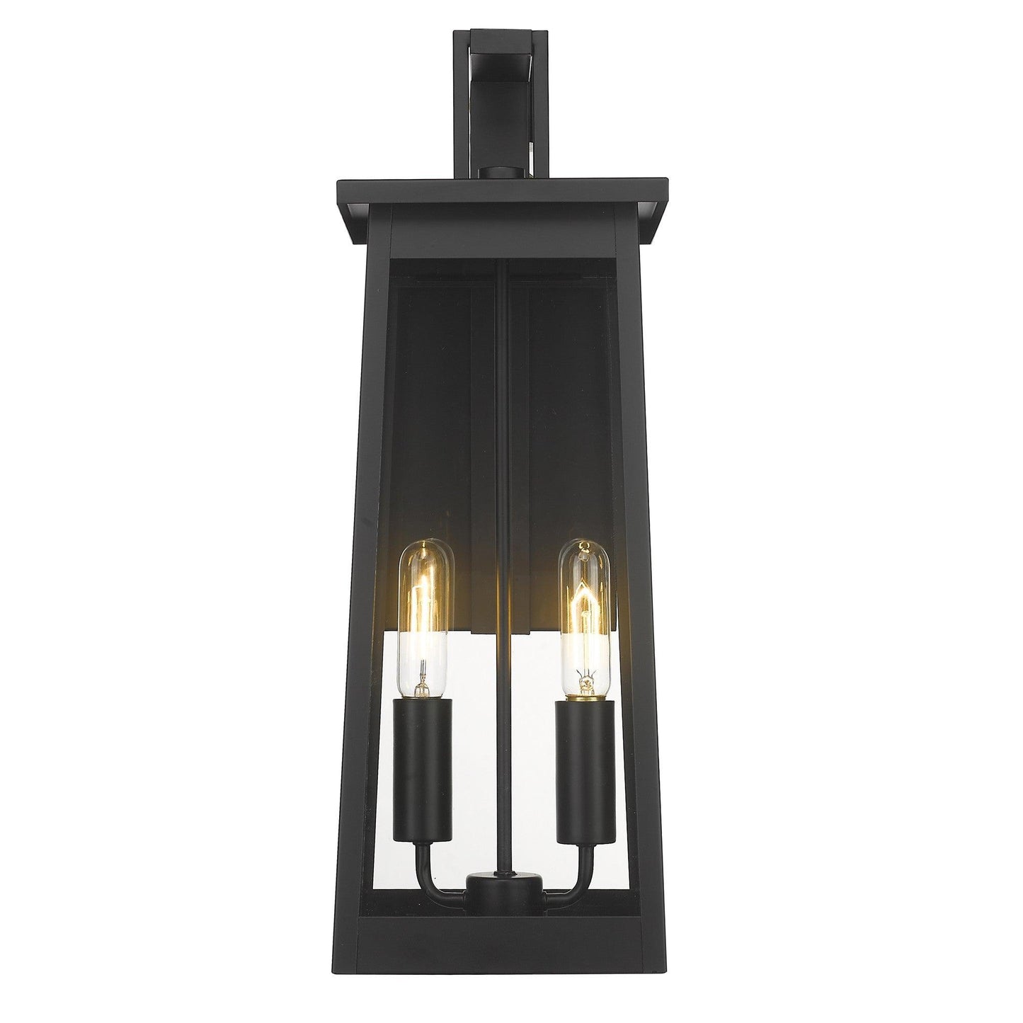 Alden 2-Light Matte Black Wall Light - AFS