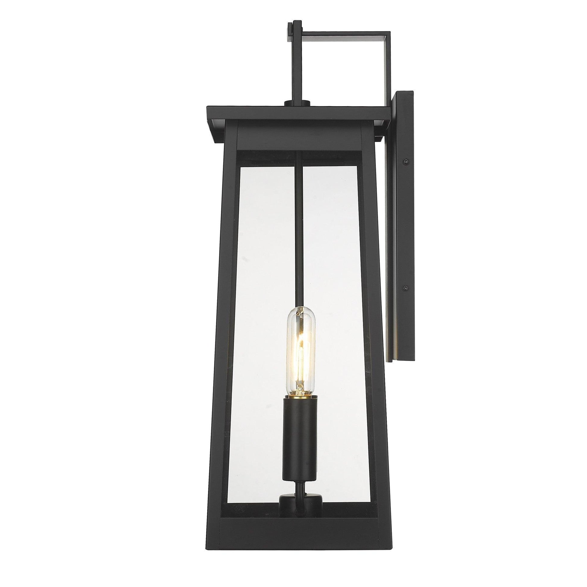 Alden 2-Light Matte Black Wall Light - AFS