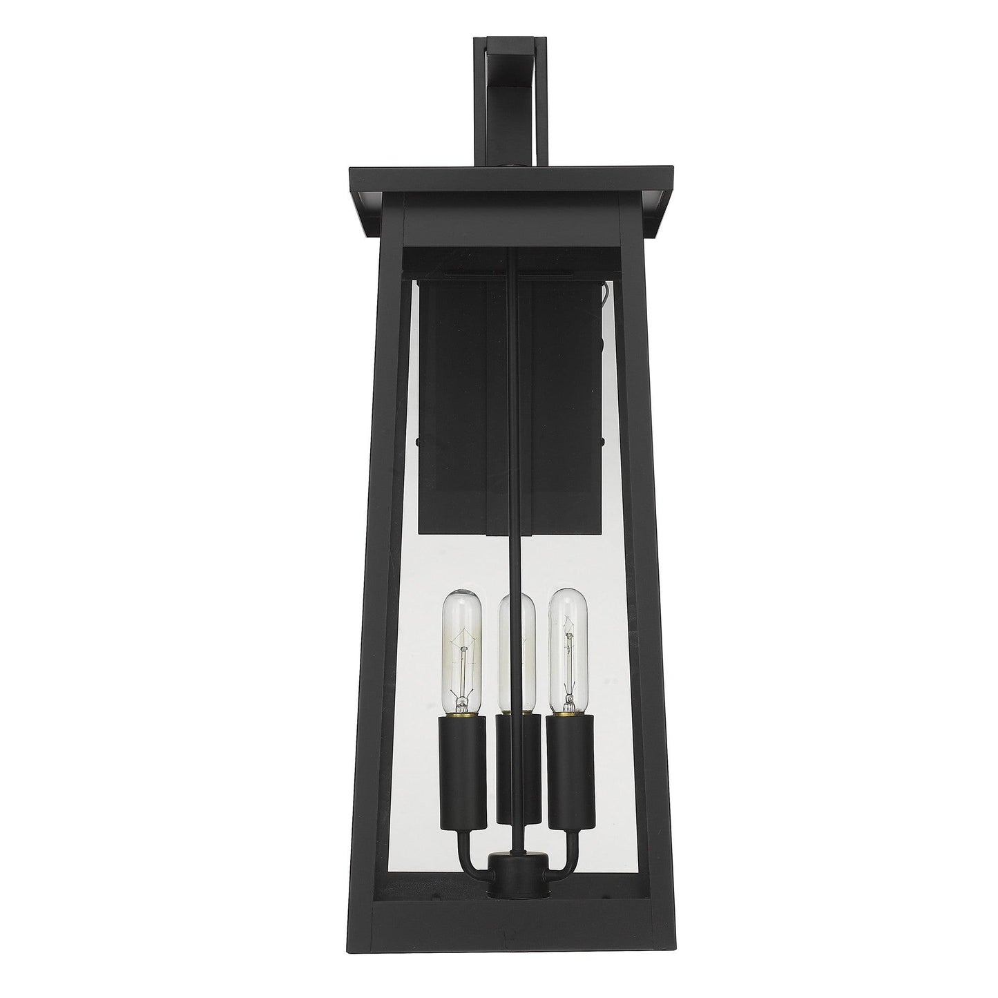 Alden 3-Light Matte Black Wall Light - AFS