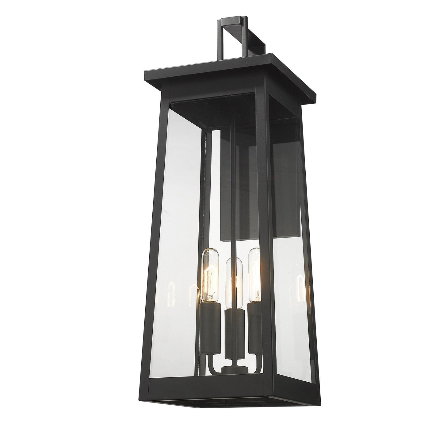 Alden 3-Light Matte Black Wall Light - AFS