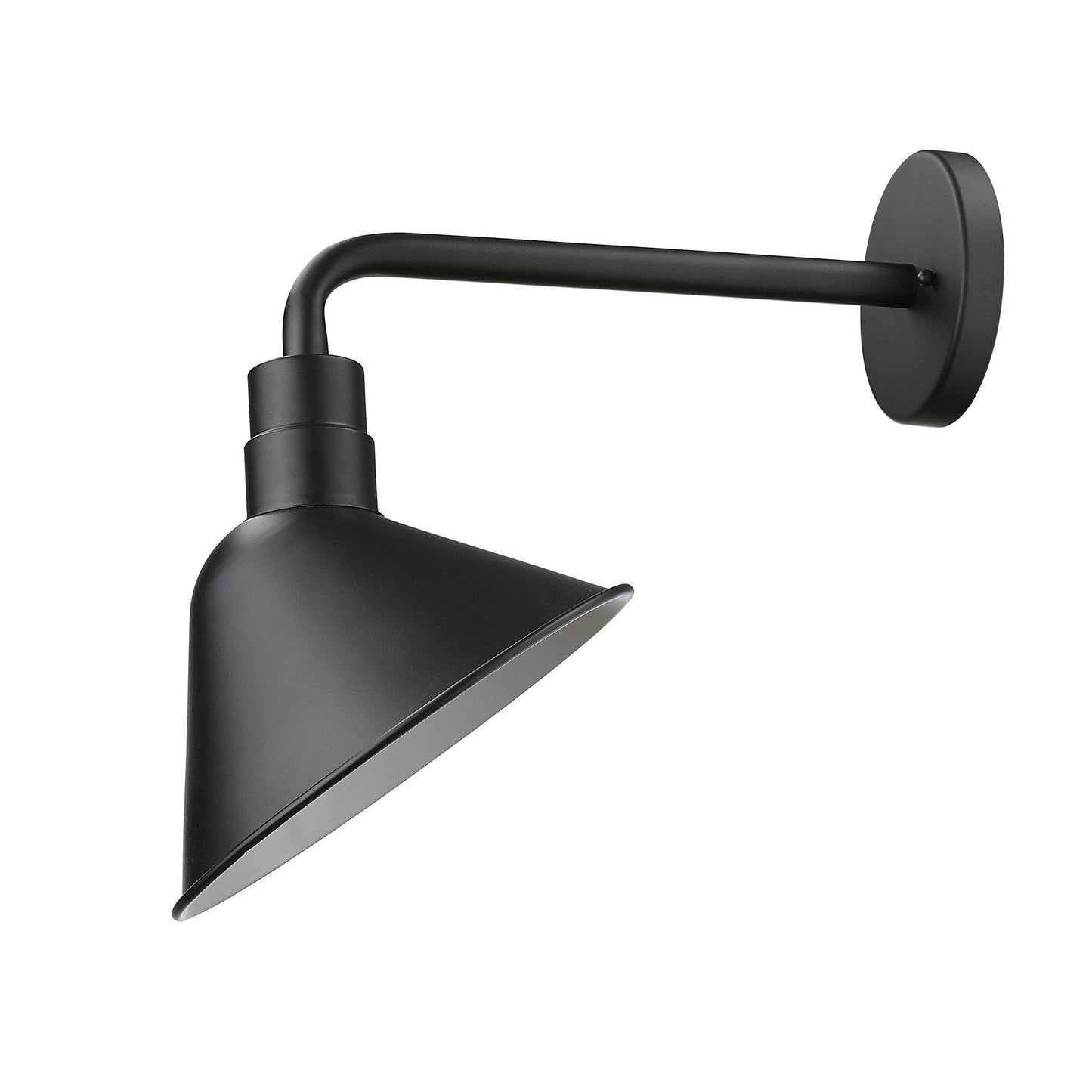 Fuller 1-Light Matte Black Wall Light - AFS