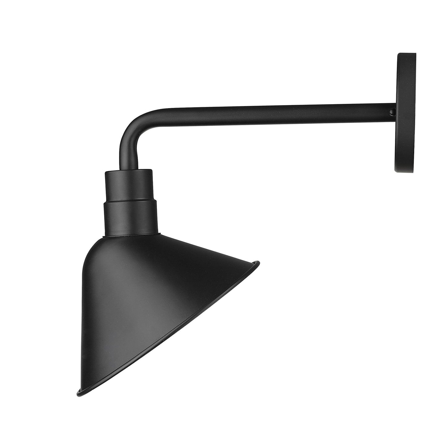 Fuller 1-Light Matte Black Wall Light - AFS