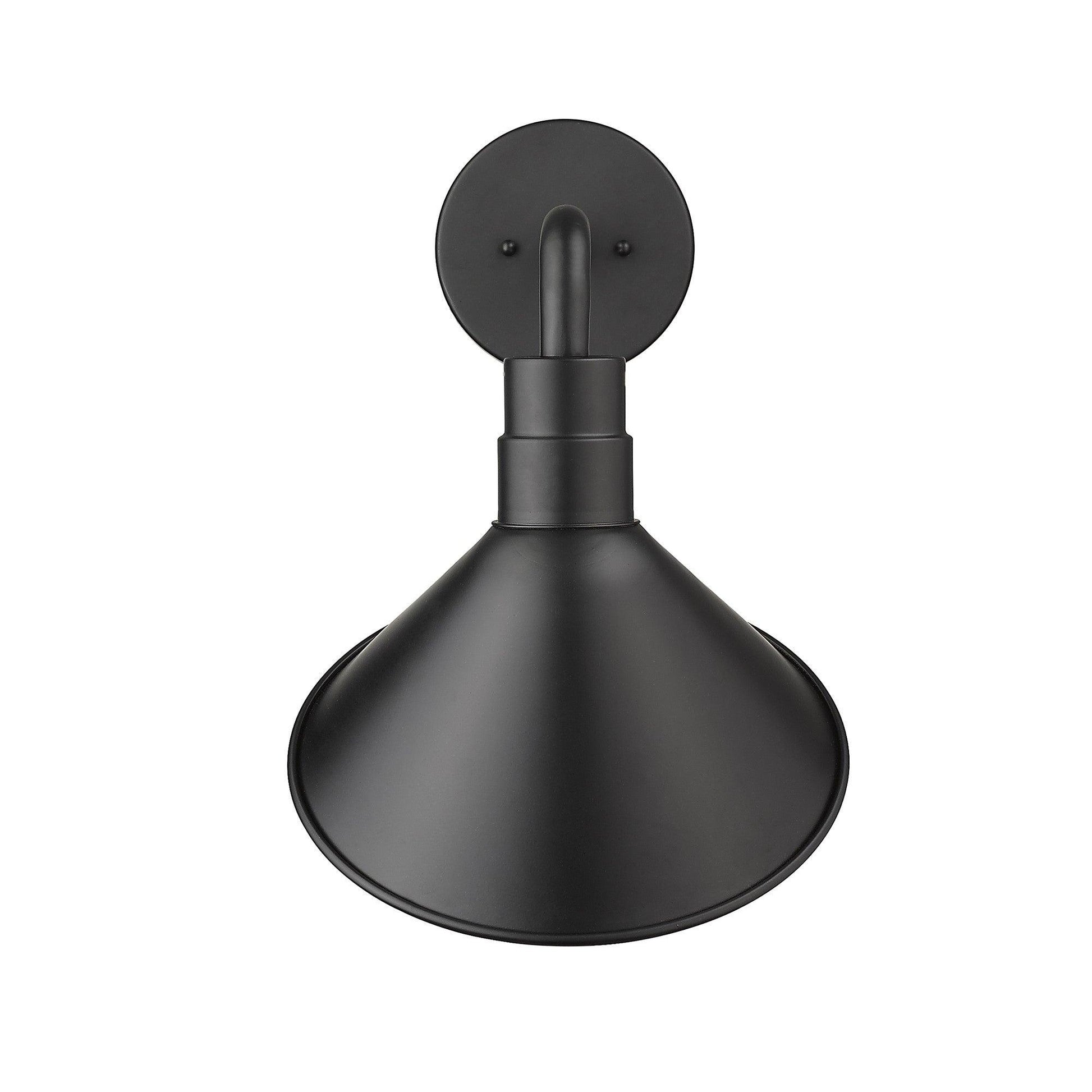 Fuller 1-Light Matte Black Wall Light - AFS