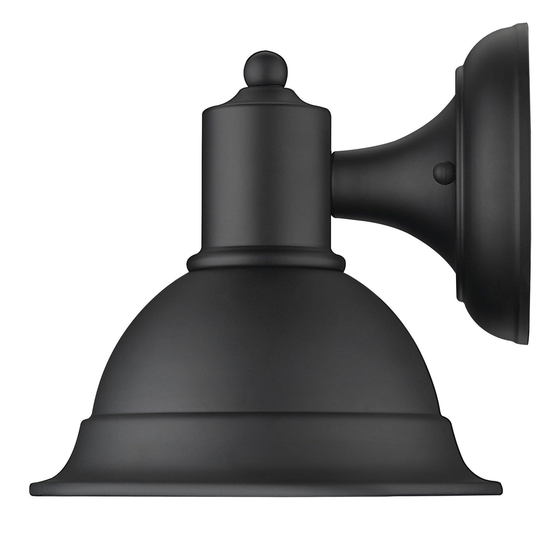 Matte Black Aluminum Wall Sconce - AFS