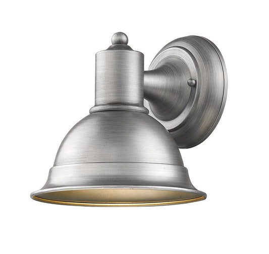 Brushed Silver Aluminum Wall Sconce - AFS