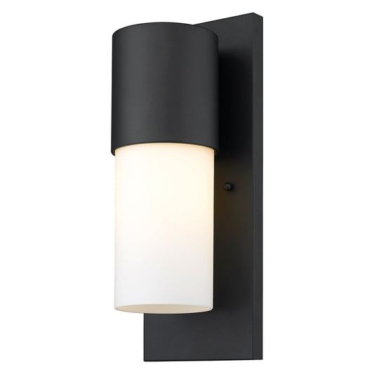 Contemporary Matte Black and White Wall Light - AFS